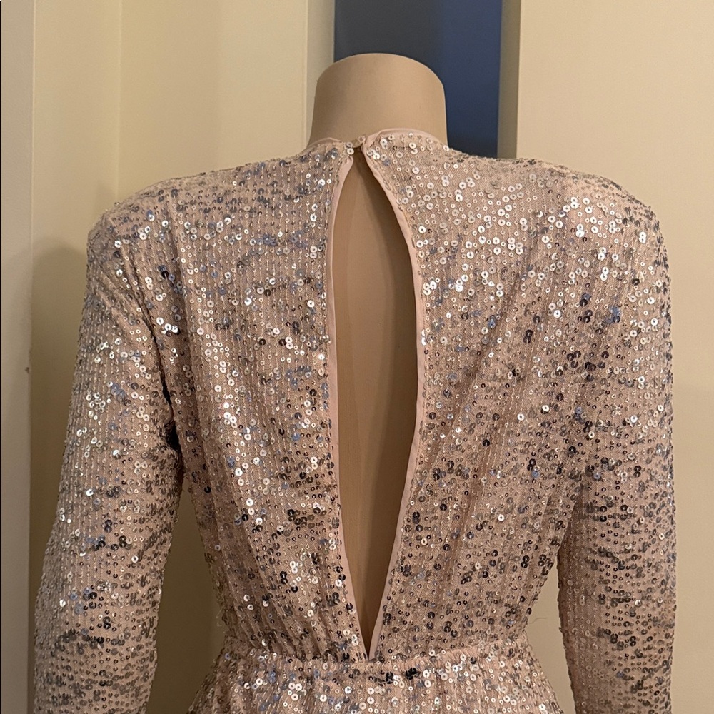 H&M Beige Sequin Wrap Roper - Picture 4 of 4